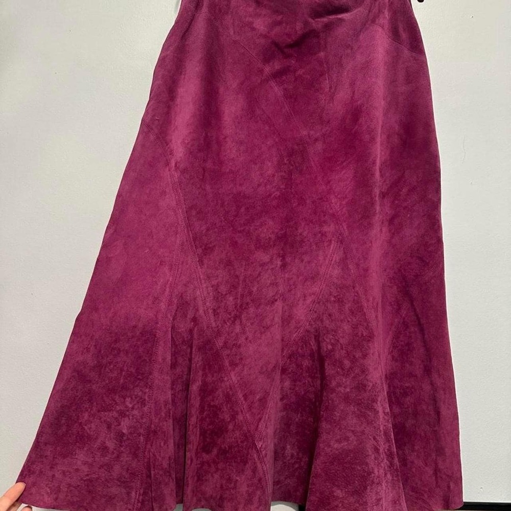 Nancy Bolen City Girl vintage suede skirt